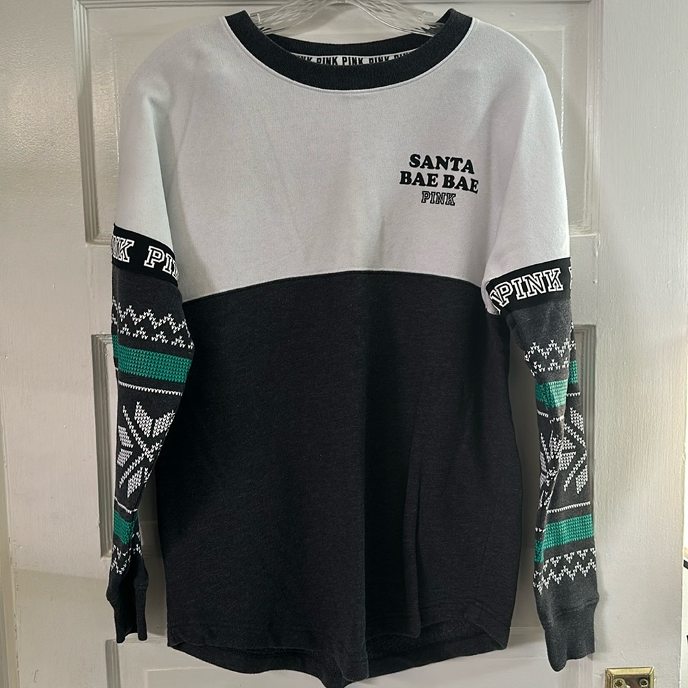 PINK Victoria’s secret “Santa bae bae” top